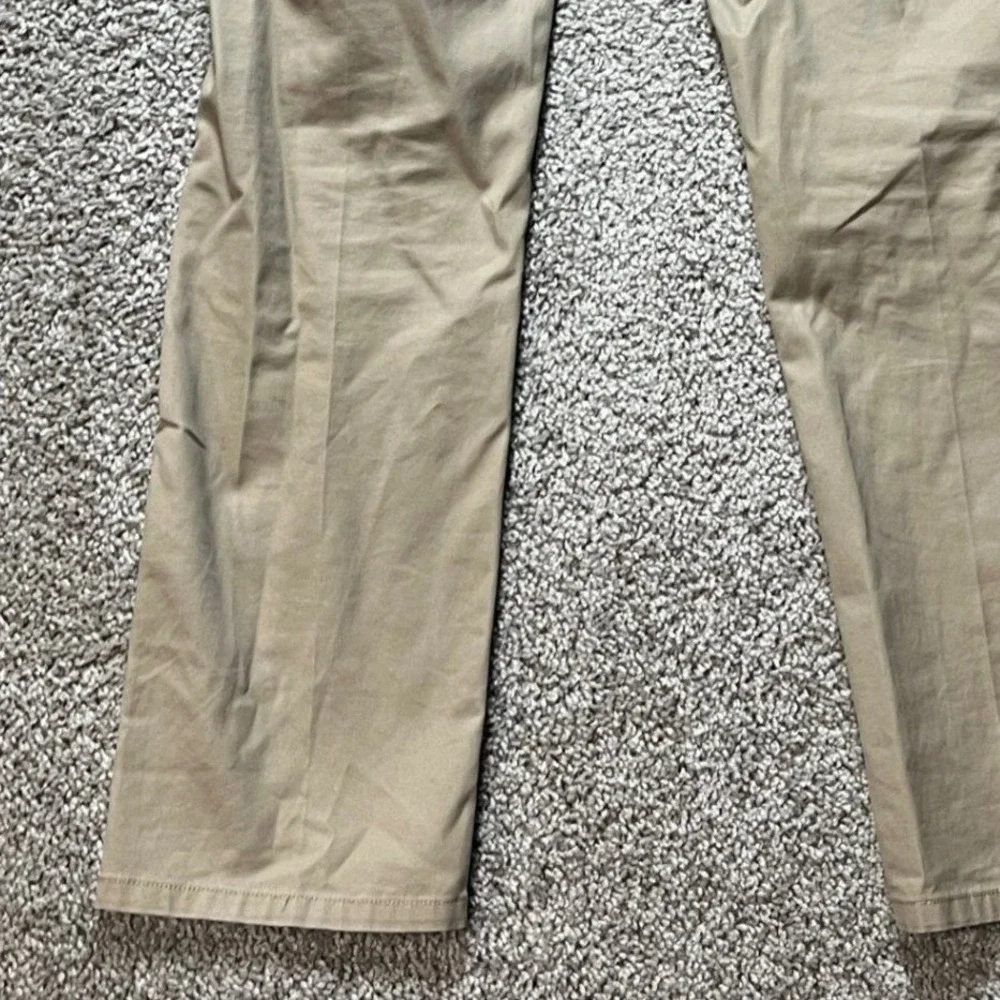 Bonobos Chino Pants Mens 33x28 Khaki Tan Flat Front Twill Tailored Fit Classic